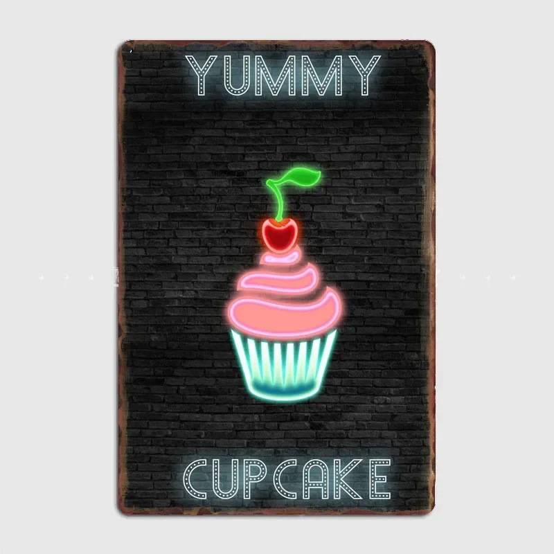 Home Cinema Food - CUPCAKE Cibo Insegna al neon Targa