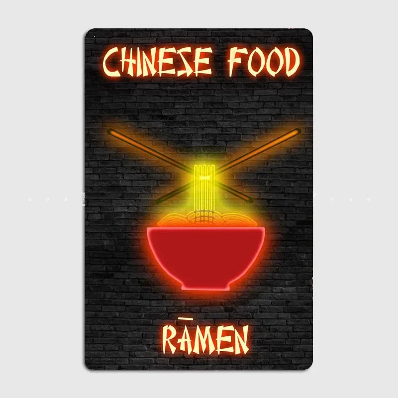 Home Cinema Food - Ramen Food Insegna al neon Targa