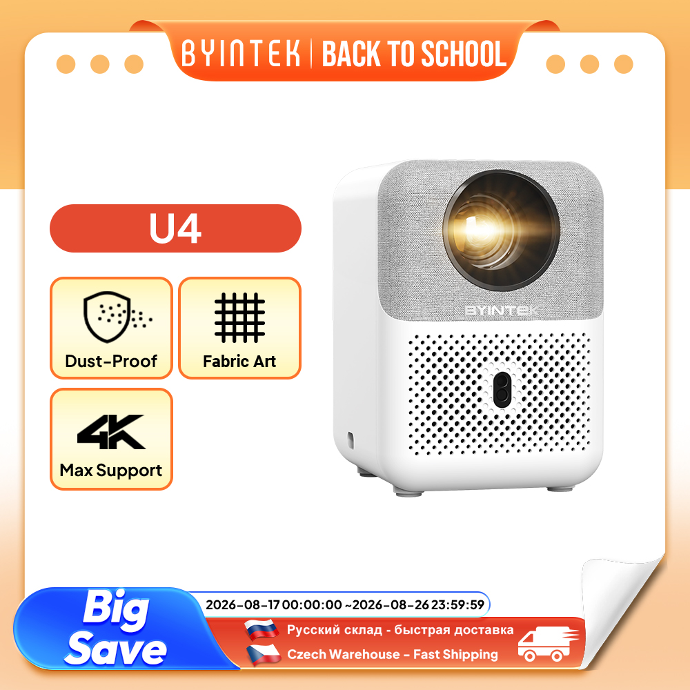 Home Cinema Compact - Proiettore Mini BYINTEK Full HD U4