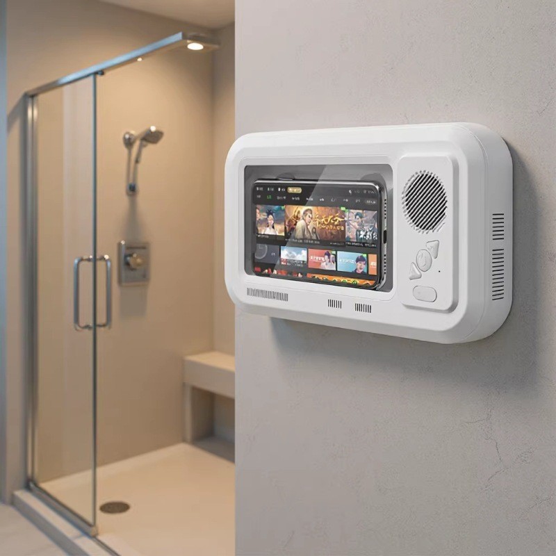 Wall Mount Speaker - Supporto per telefono impermeabile con touchscreen