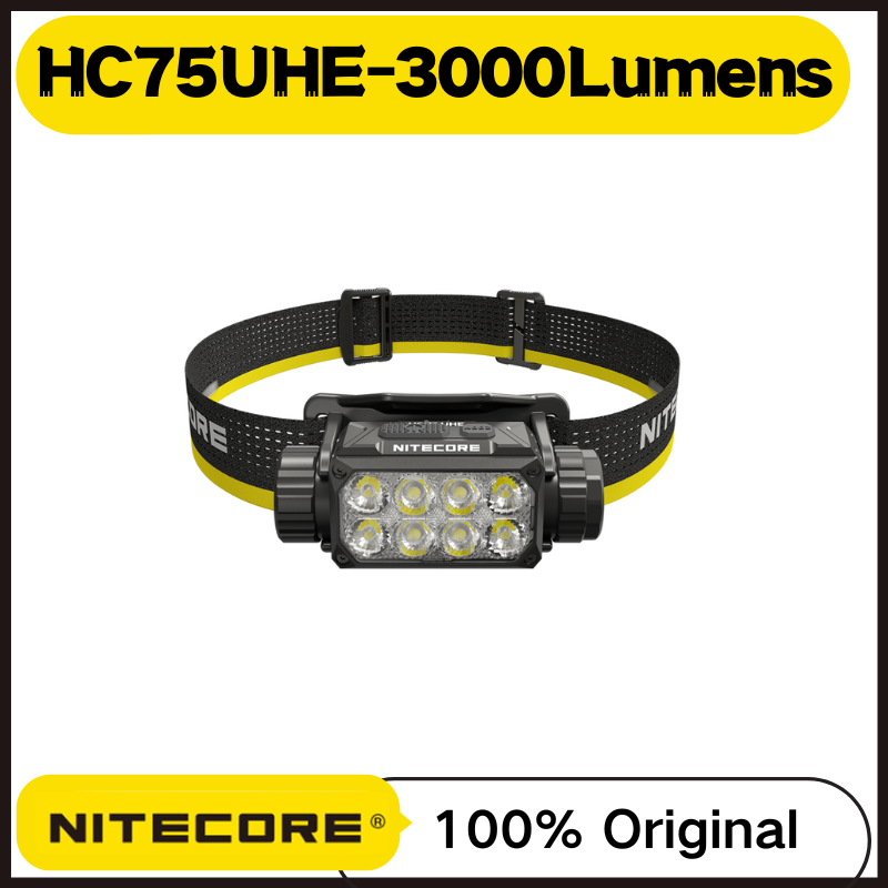 Home Cinema Imax - NITECORE HC75 UHE Lampada frontale da