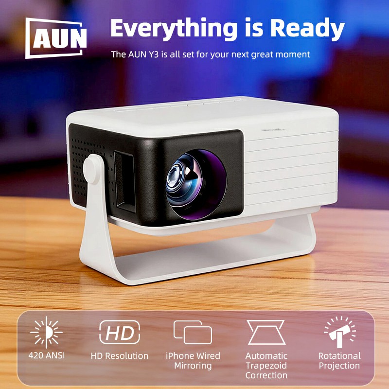 Proiettore AUN Y3 Portatile pe - Home Cinema Cabasse recensione e prezzo