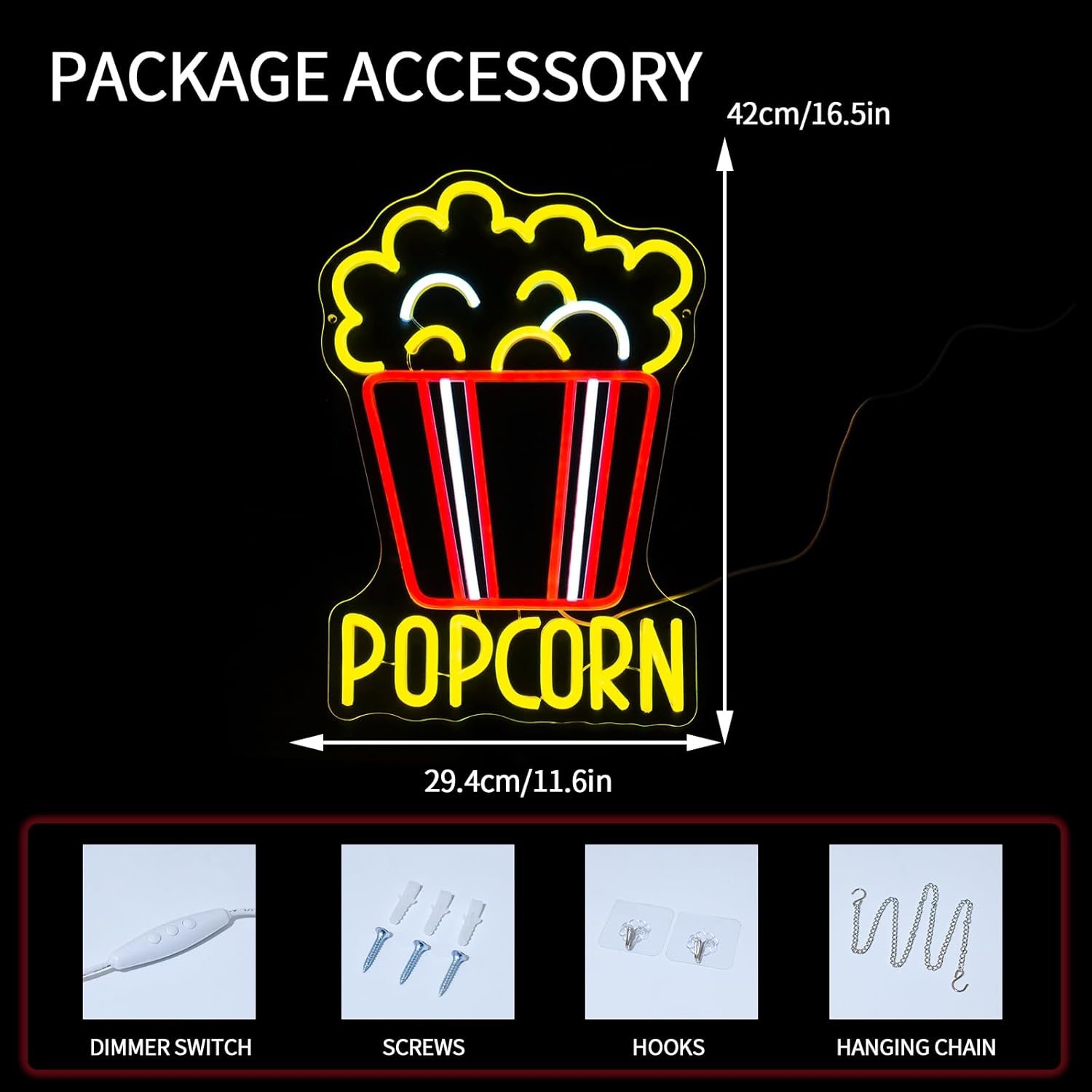 Insegna al Neon a LED Dimmerab - Home Cinema Food recensione e prezzo
