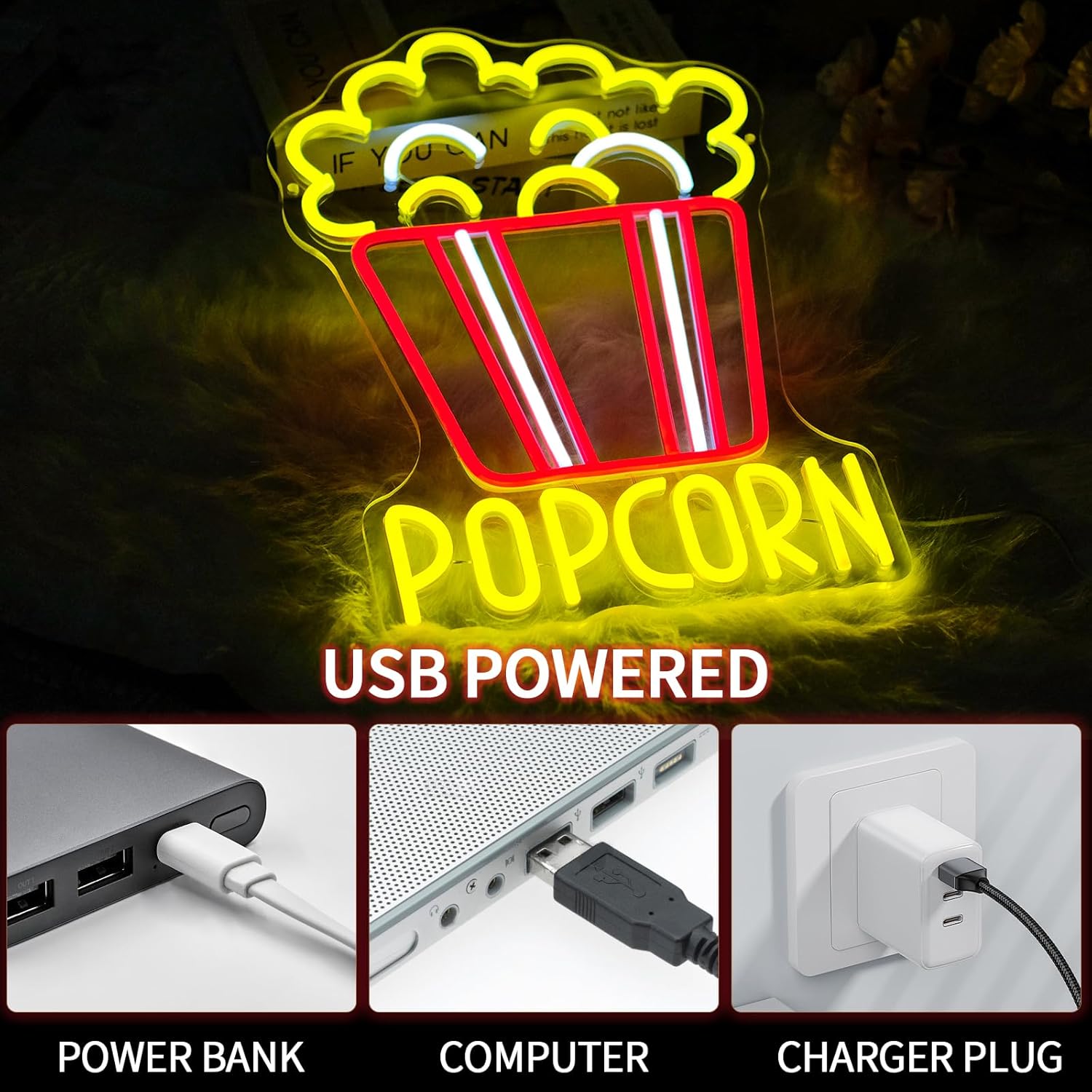 Insegna al Neon a LED Dimmerab - Home Cinema Food recensione e prezzo