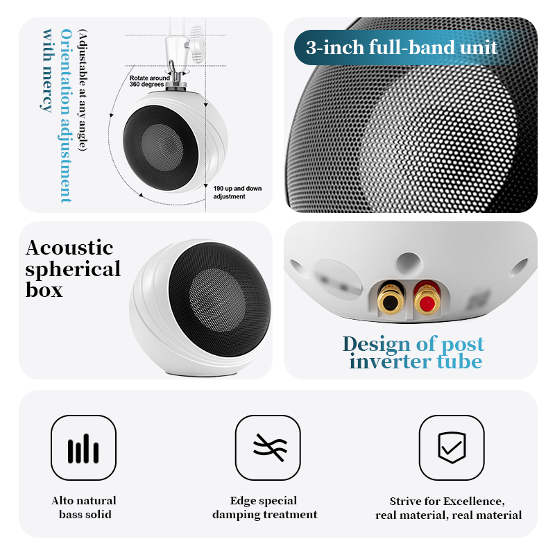 Oupushi montaggio a soffitto s - Wall Mount Speaker recensione e prezzo