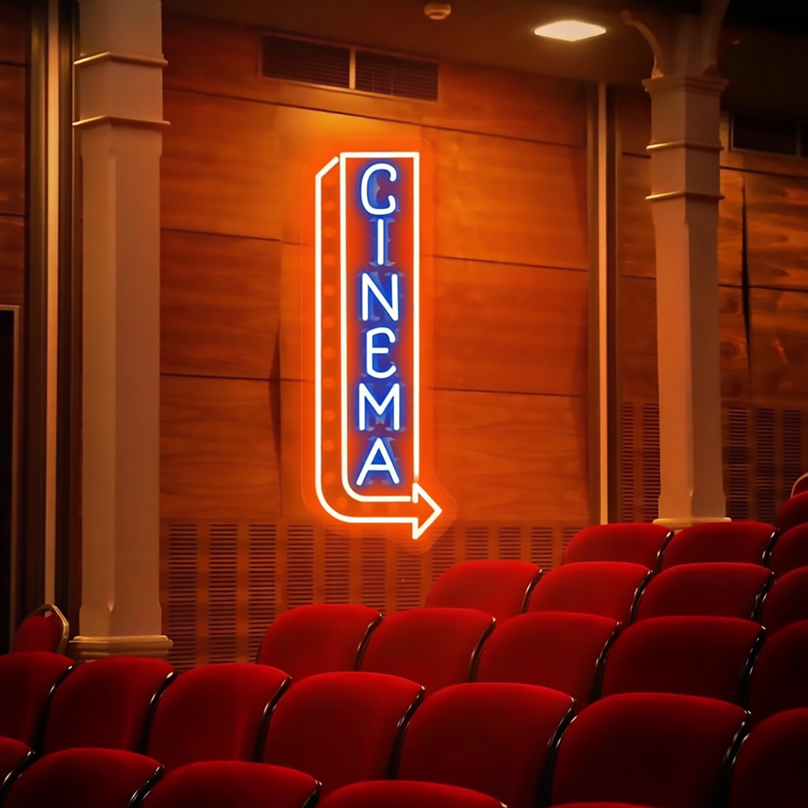 Insegna al Neon Cinema, Insegn - Home Cinema Food recensione e prezzo