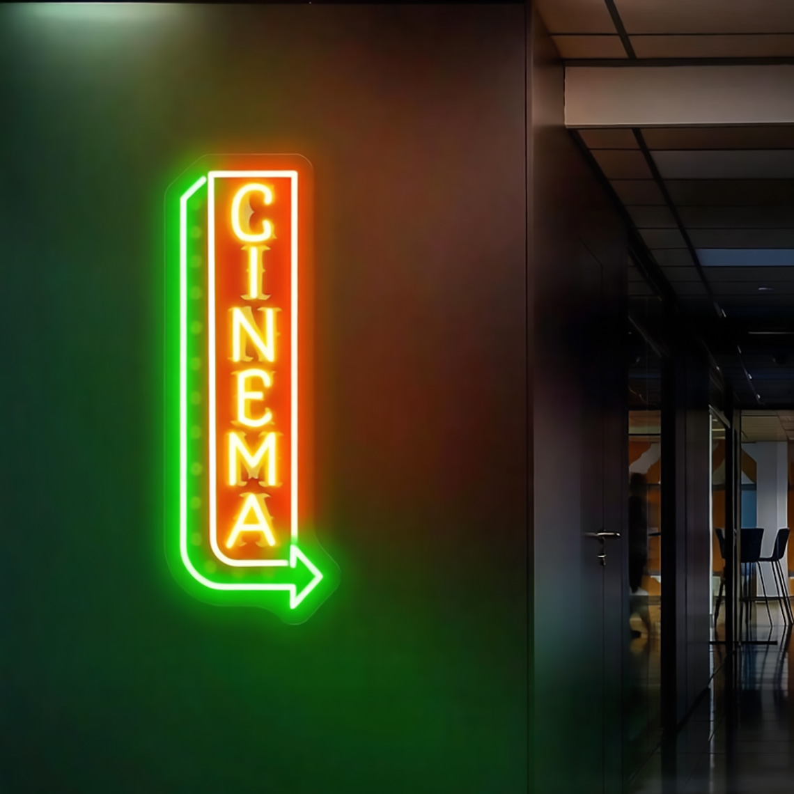 Insegna al Neon Cinema, Insegn - Home Cinema Food recensione e prezzo