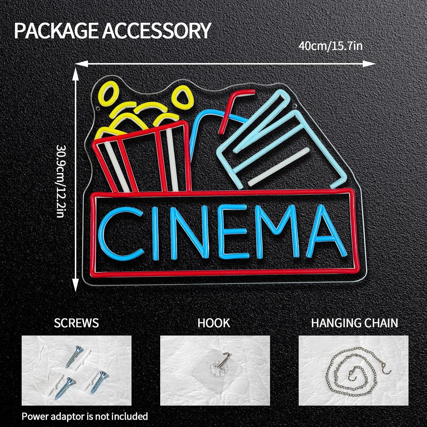 Insegna al Neon a LED Dimmerab - Home Cinema Food recensione e prezzo
