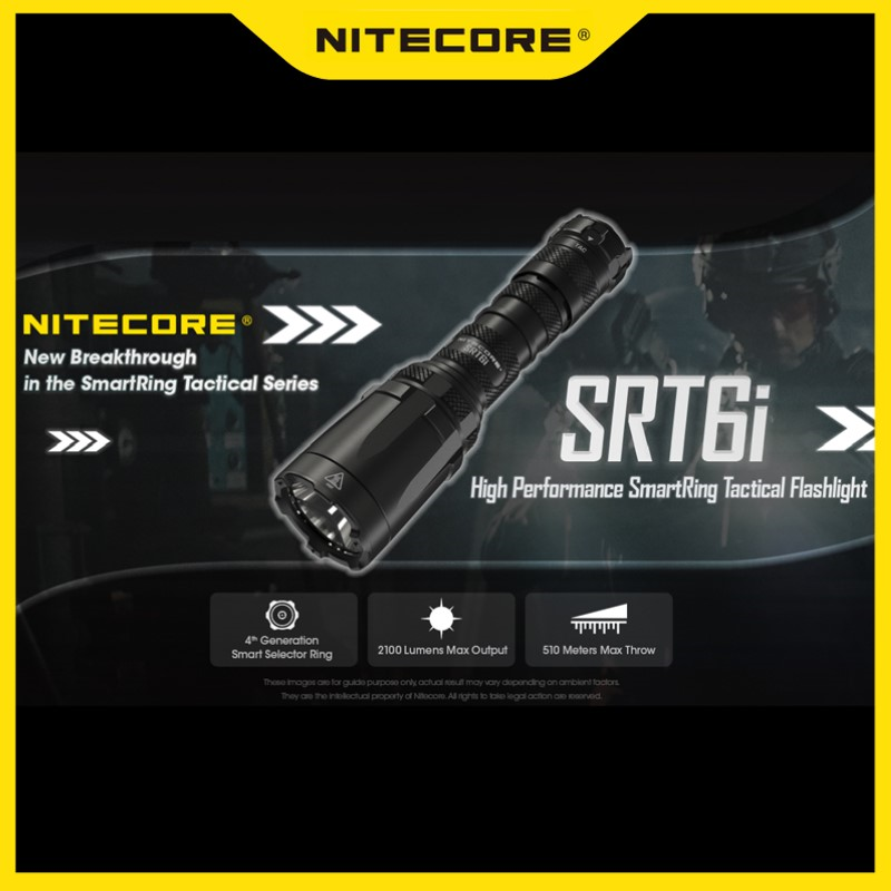 NITECORE SRT6i Torcia tattica  - Home Cinema Imax recensione e prezzo